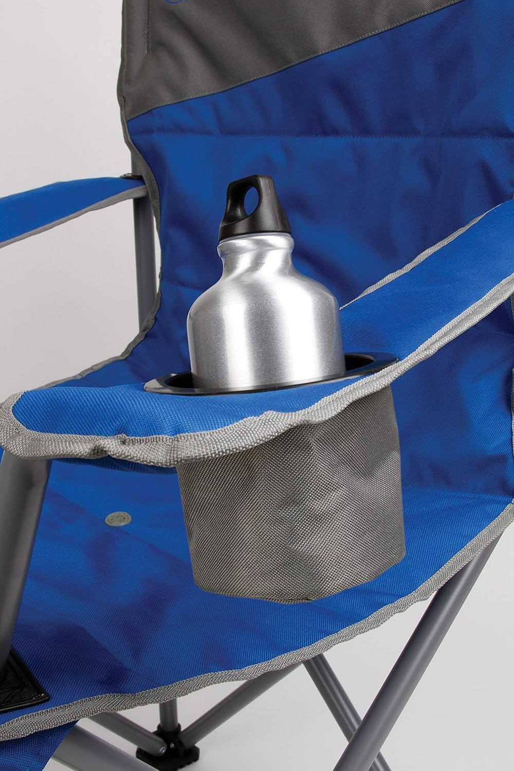 image:imageColeman BigNTall Camping Chair with Cup Holder ampamp Side Pocket WaterResistant XL Outdoor Seat Supports up to 600 lbs Great for Camping Tailgating Firepits Patio ampamp MoreBlue