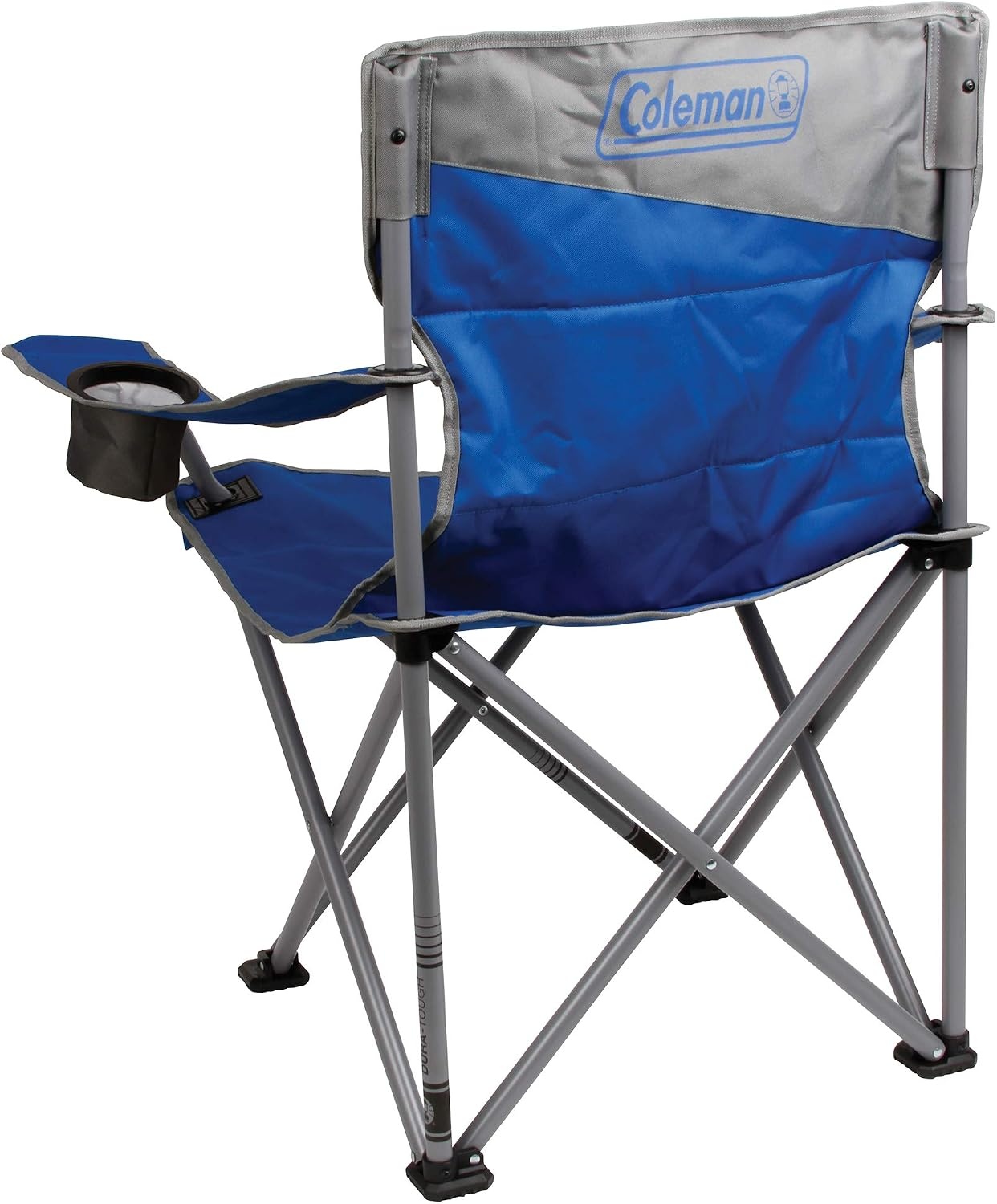 image:imageColeman BigNTall Camping Chair with Cup Holder ampamp Side Pocket WaterResistant XL Outdoor Seat Supports up to 600 lbs Great for Camping Tailgating Firepits Patio ampamp MoreBlue