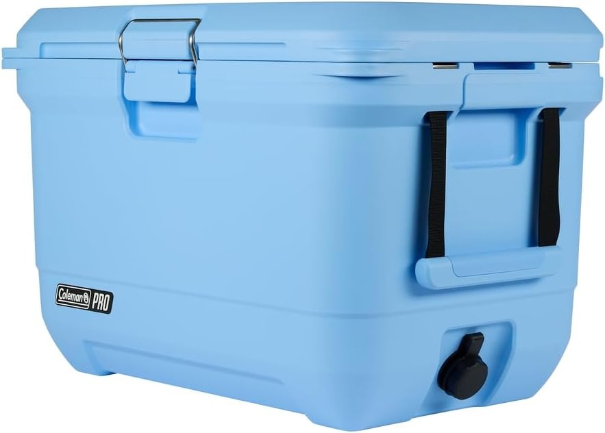 image:imageColeman Pro HeavyDuty 25qt UltraLight Premium Hard Cooler ExtraThick Insulation Keeps Ice up to 3 Days 36Can CapacityBlue Sky