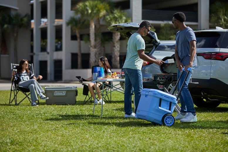 image:imageColeman Pro HeavyDuty 25qt UltraLight Premium Hard Cooler ExtraThick Insulation Keeps Ice up to 3 Days 36Can CapacityBlue Sky