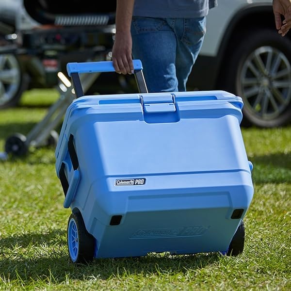 image:imageColeman Pro HeavyDuty 25qt UltraLight Premium Hard Cooler ExtraThick Insulation Keeps Ice up to 3 Days 36Can CapacityBlue Sky