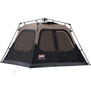 Coleman 4/6/8/10 Person Instant Camping Tent with 1-Minute Setup, Large Family Tent with Pre-Attached Poles, Air Vent, & Carry Bag, Sets Up in About 60 Seconds(Contains PFAS)