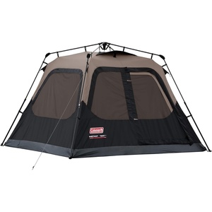Coleman 4/6/8/10 Person Instant Camping Tent with 1-Minute Setup, Large Family Tent with Pre-Attached Poles, Air Vent, & Carry Bag, Sets Up in About 60 Seconds(PFAS-Free)