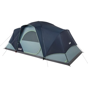Coleman Skydome XL Large Family Tent with 5 Minute Setup, Weatherproof 8/12 Person Tent with Rainfly & Carry Bag, Fits Multiple Queen Airbeds, Made of PFAS-Free Materials(Contains Pfas)